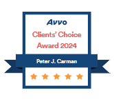 Avvo Clients Choice Award 2024 | Peter J. Carman